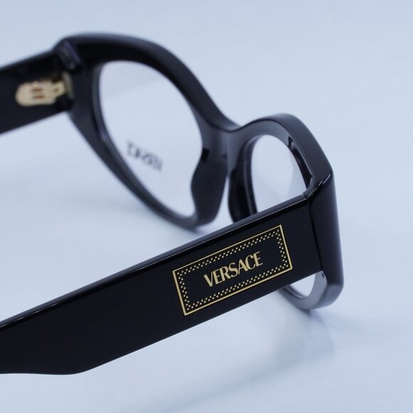?️ New Versace VE3369 GB1 53mm Eyeglasses - Black Frame main image 5